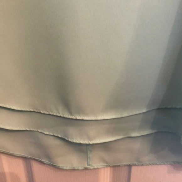 Aqua Tiered Blouse - Picture 4 of 6